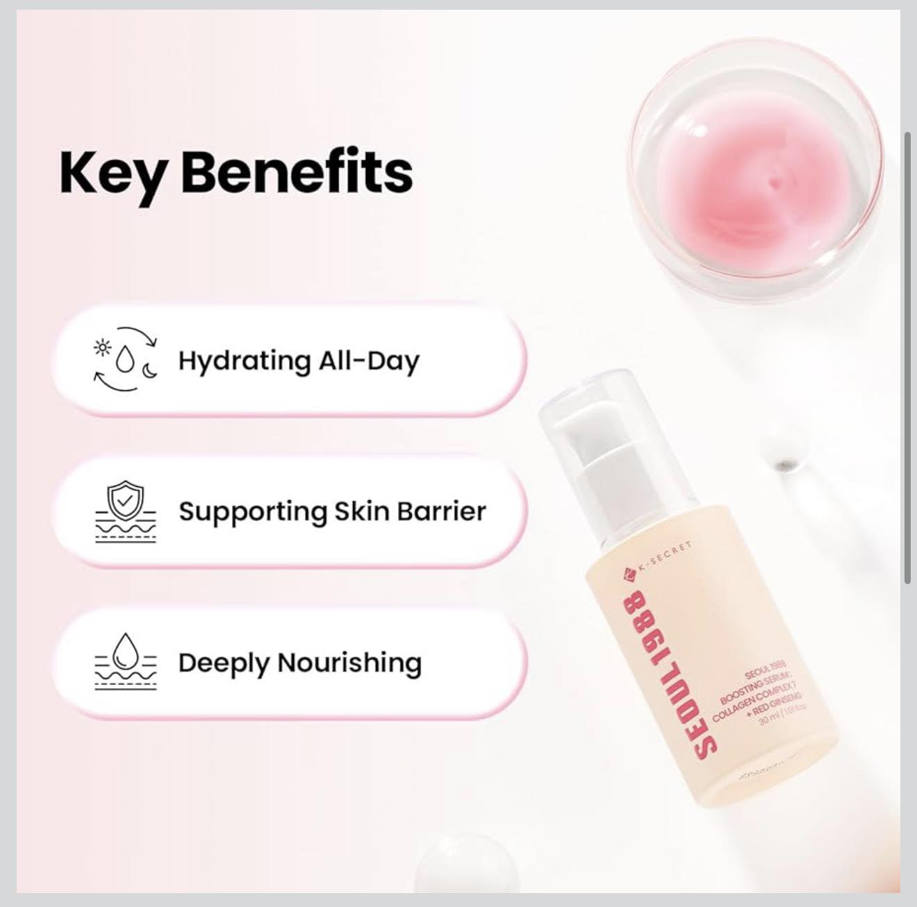 K-SECRET SEOUL 1988, COLLAGEN BOOSTING SERUM