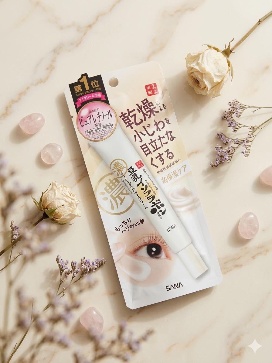 SANA NAMERAKA HONPO SOY MILK ISOFLAVONE WRINKLE EYE CREAM