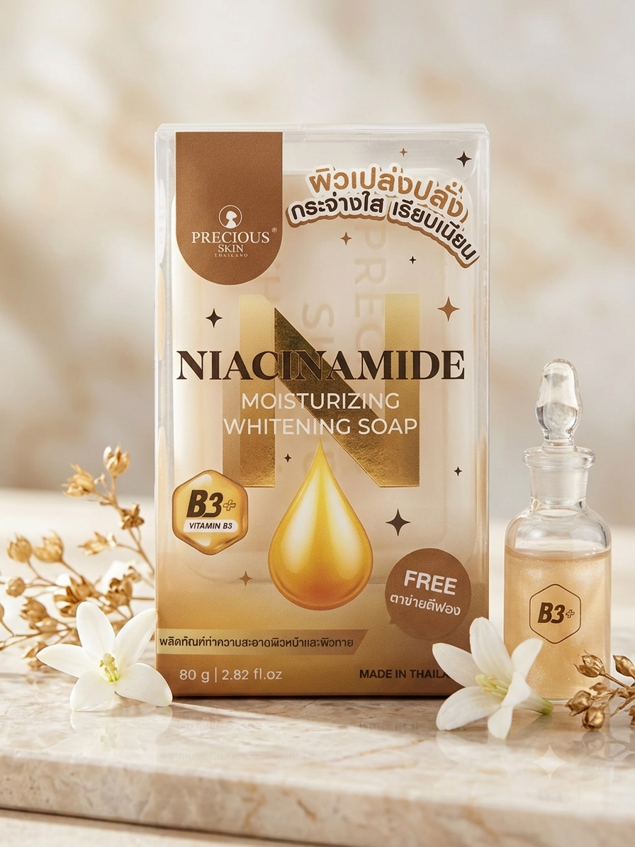 NIACINAMIDE MOISTURIZING WHITENING SOAP 80G