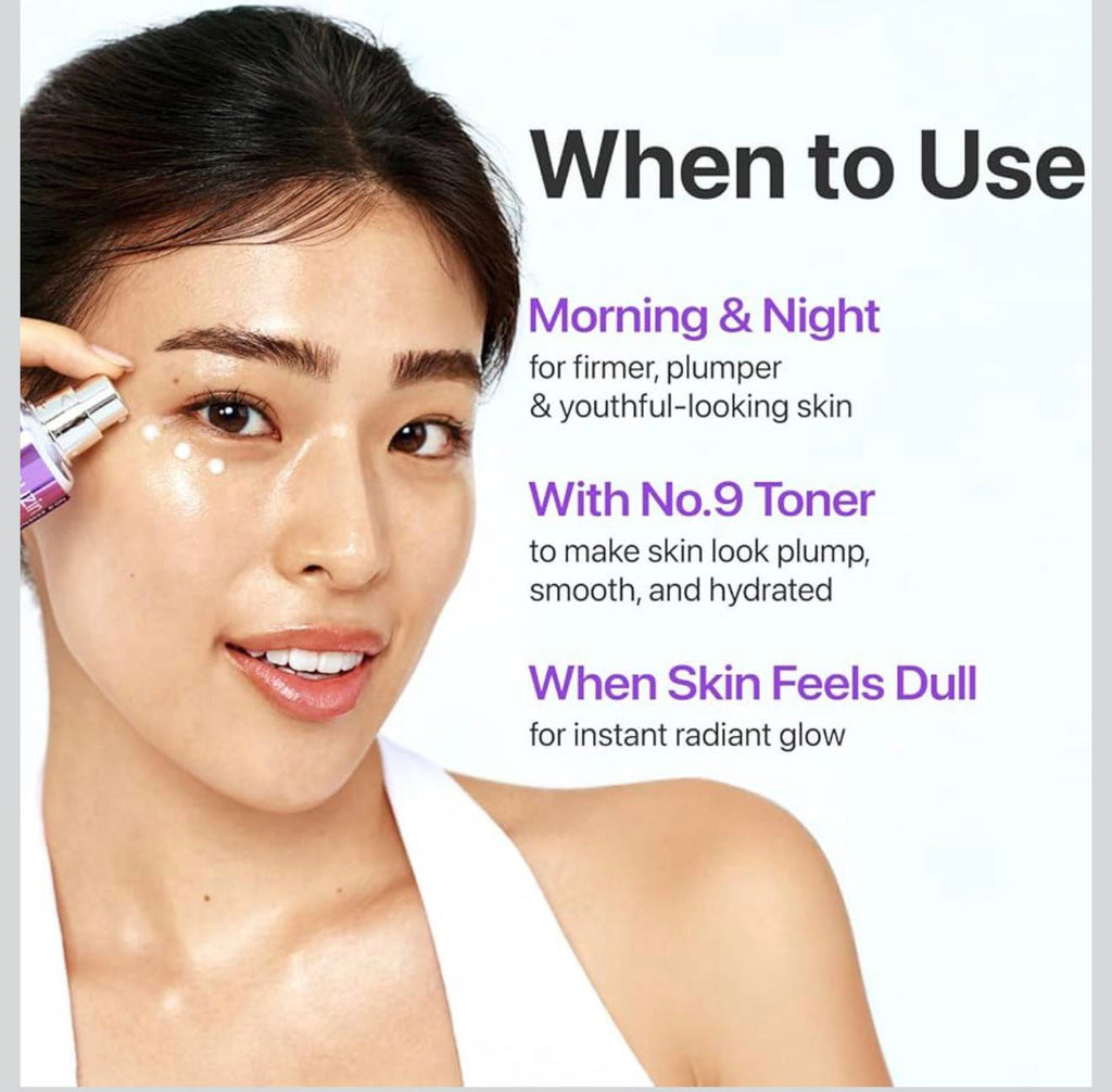 NUMBUZIN NO.9 NAD+ PEPTIDE LIFTING SERUM